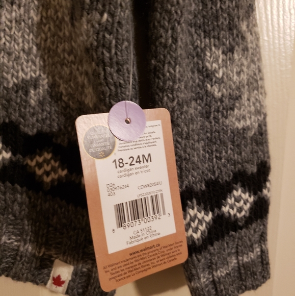 Canadiana Toddler Sweater 18-24M BNWT - Picture 3 of 4